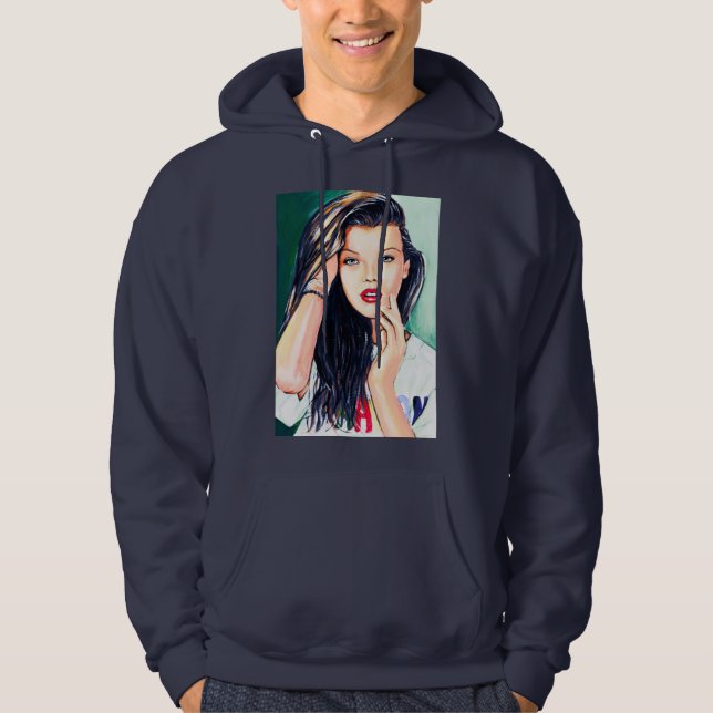Milla Jovovich T-ShirtMilla Jovovich Hoodie (Vorderseite)