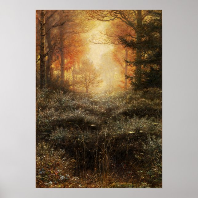 Millais - Dew-Drenched Furze Poster (Vorne)