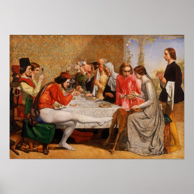 Millais - Isabella Poster (Vorne)
