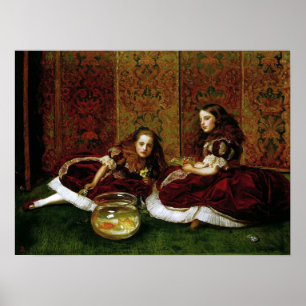 Millais - Mußestunden 1864 Poster