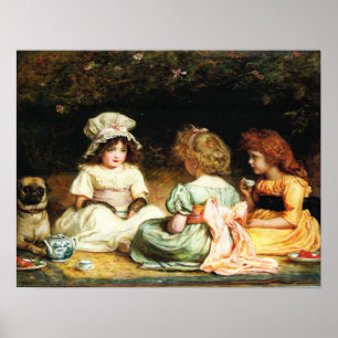 Millais - Nachmittagstee 1889 Poster