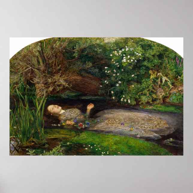 Millais' Ophelia Poster (Vorne)