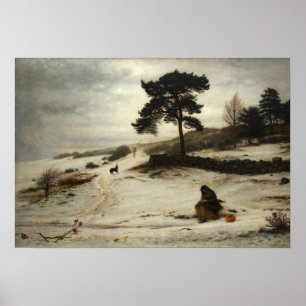 Millais - Puste, puste, Winterwind Poster