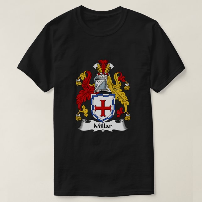 Millar Coat of Arms  Millar Family Crest Classic T-Shirt (Design vorne)