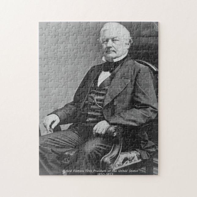 Millard Fillmore 13. Präsident von Amerika. Puzzle (Vertikal)