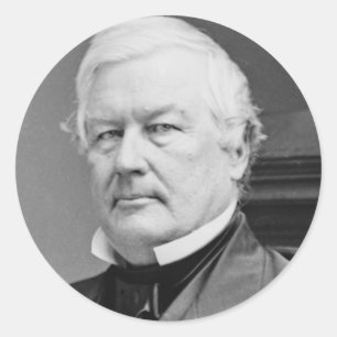 Millard Fillmore 13 Runder Aufkleber