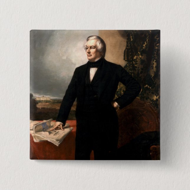 Millard Fillmore Button (Vorderseite)