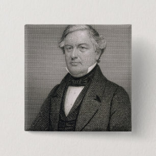 Millard Fillmore, graviert von Thomas B. Welch Button