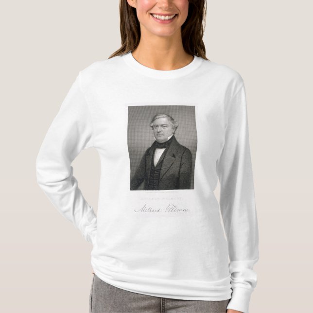 Millard Fillmore, graviert von Thomas B. Welch T-Shirt (Vorderseite)