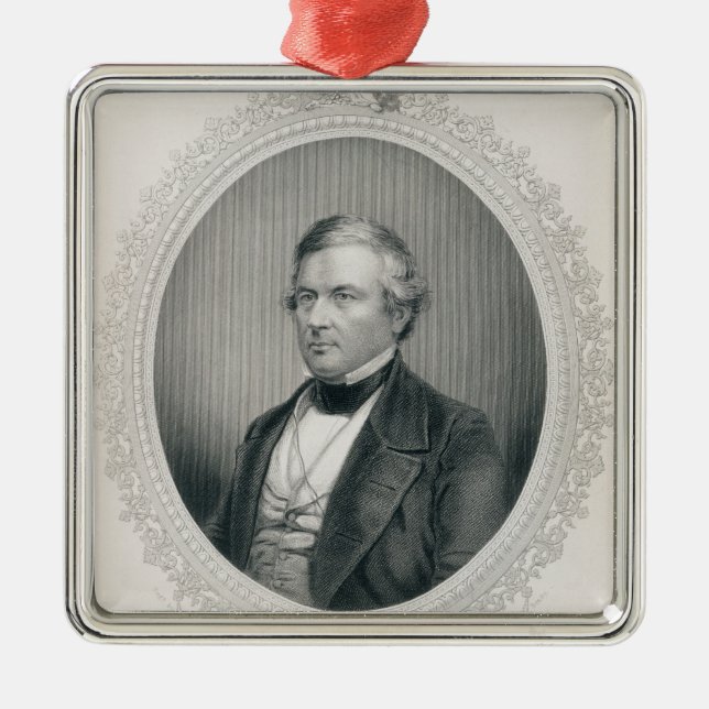 Millard Fillmore Ornament Aus Metall (Vorne)