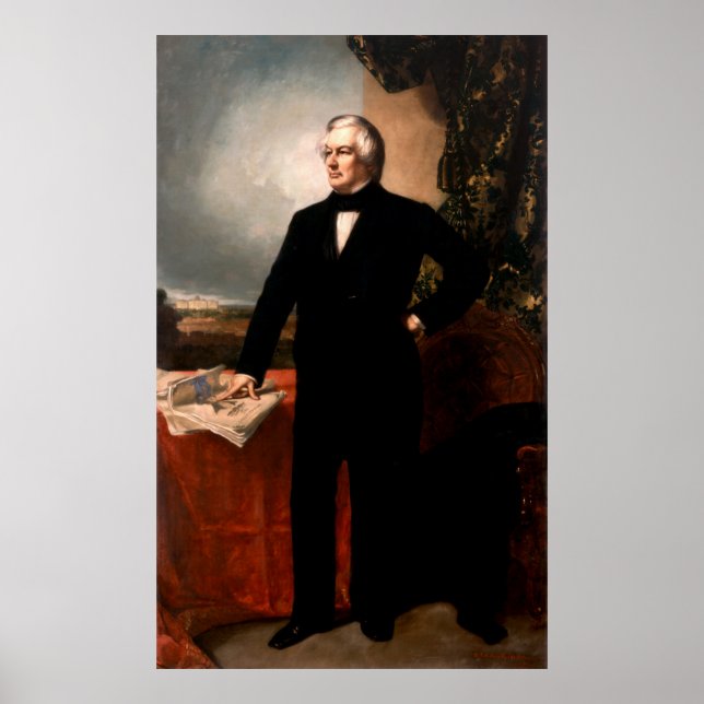 MILLARD FILLMORE von George Peter Alexander Healy Poster (Vorne)