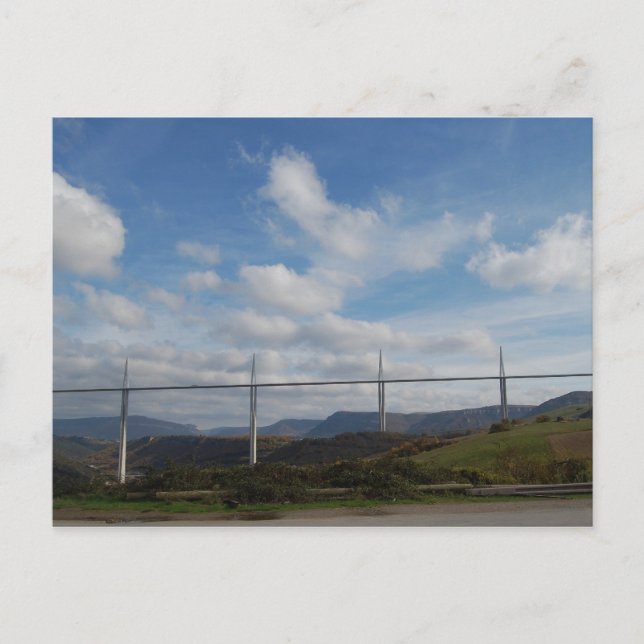 Millau Viaduct, Frankreich Postkarte (Vorderseite)
