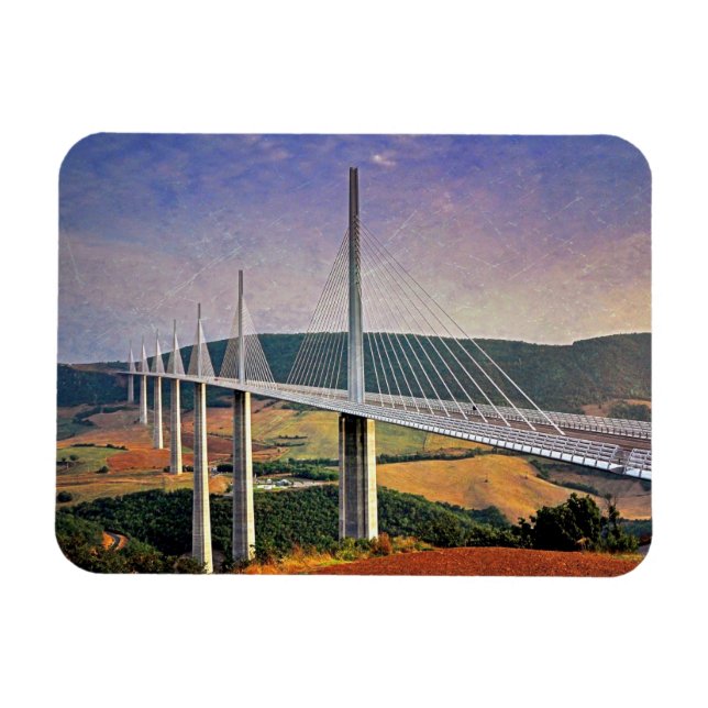 Millau Viaduct Magnet (Horizontal)