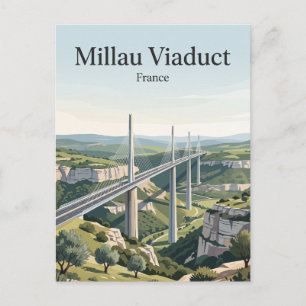 Millau Viadukt Frankreich Postkarte