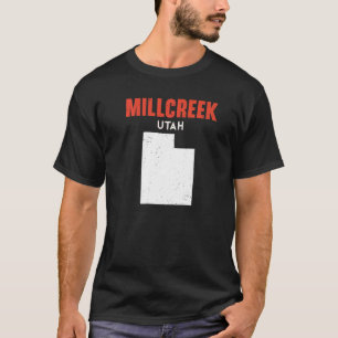 Millcreek Utah USA Staat America Travel Utahan T-Shirt