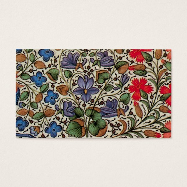 Mille fleurs - mittelalterliche Blume (Vorderseite)