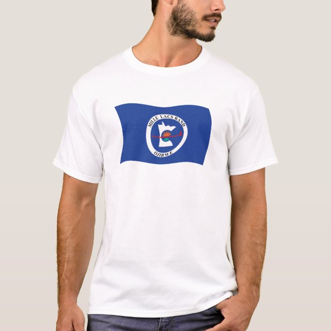 Mille Lacs Band Reservation Flag Shirt (Vorderseite)