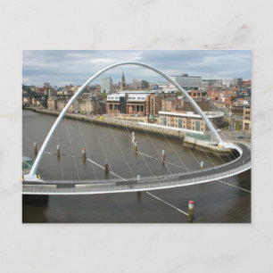 Millenium Bridge Newcastle England Post Card Postkarte