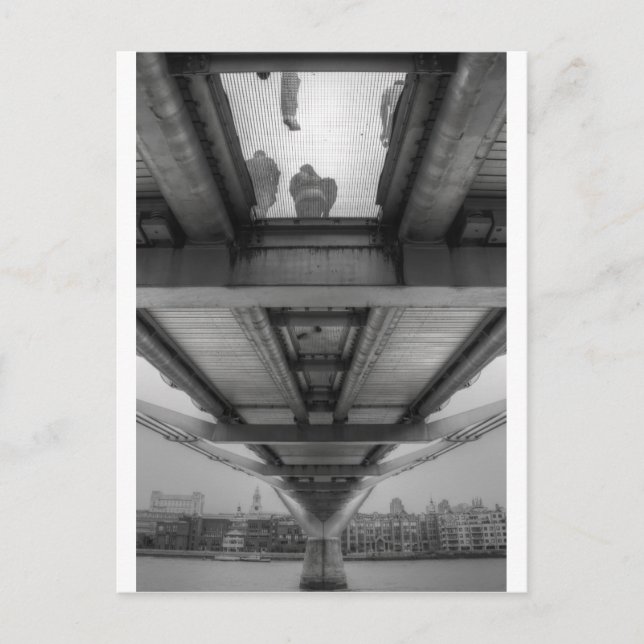 Millenium Bridge Postkarte (Vorderseite)