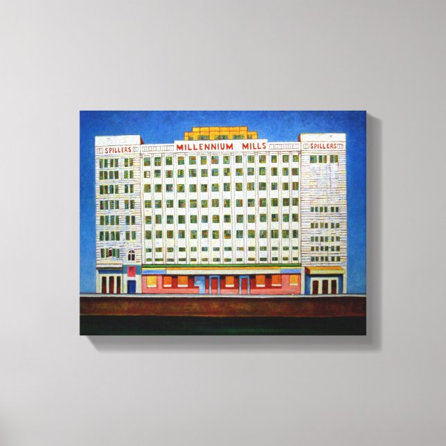 Millenium Mills Leinwanddruck (Vorderseite)