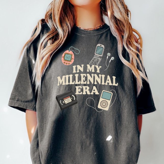 Millennial Funny Throwback Shirt 90s Party Tshirt  (Von Creator hochgeladen)