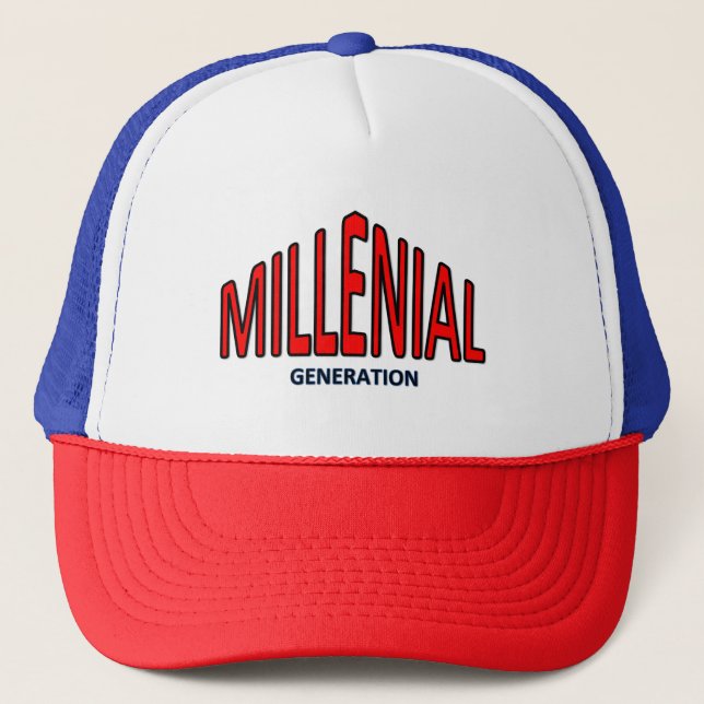 MILLENNIAL Hat Truckerkappe (Vorderseite)