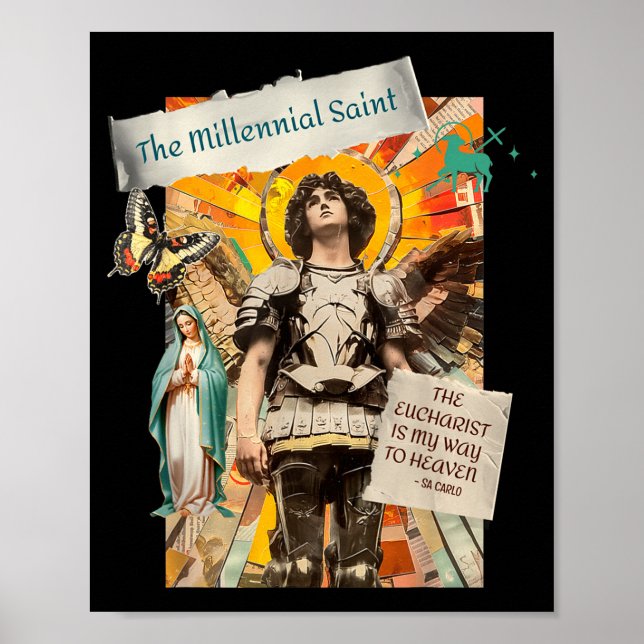 Millennial Saint The Eucharist Way To Heaven  Poster (Vorne)