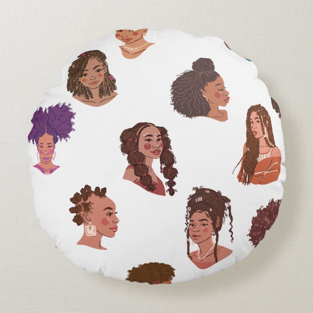 Millennial Throw Kissen (Vorderseite)