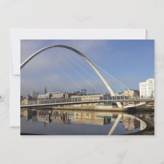 Millennium Bridge, Gateshead, Großbritannien Feiertagskarte (Vorderseite)