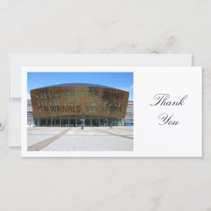 Millennium Centre, Cardiff, Wales - Danke schön