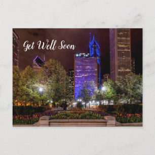 Millennium Park Frühjahrsnacht Gute Besserung Postkarte