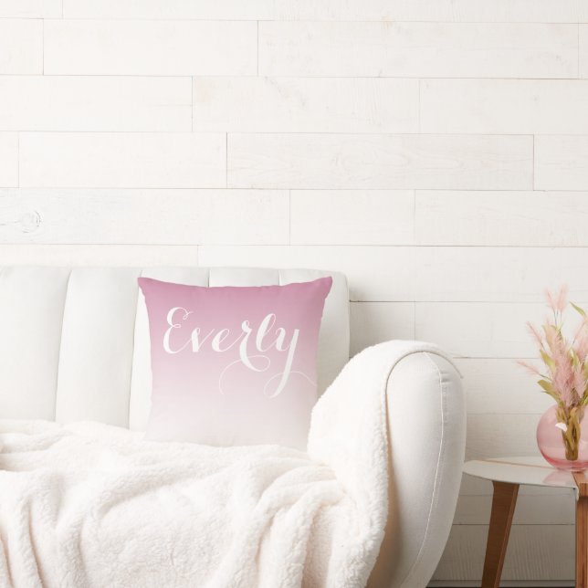 Millennium Pink Ombre Girls Room Baby Kinderzimmer Kissen (Liege)