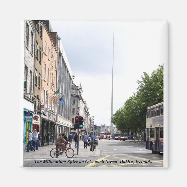 Millennium Spire, Dublin City Irland Magnet (Vorne)