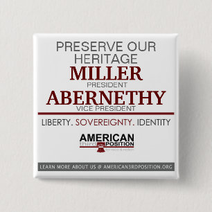 Miller/Abernethy 2012 Button