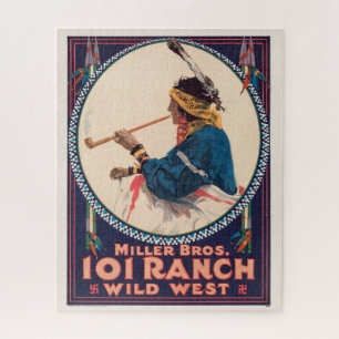 Miller Bros. 101 Ranch, Wild West Zirkusposter Puzzle