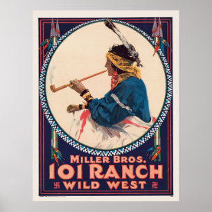 Miller Bros. Ranch, Wild West Circus Poster