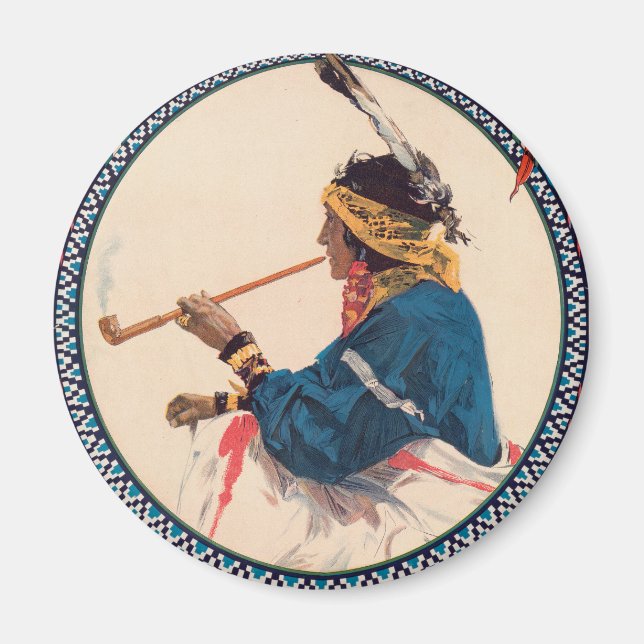 Miller Bros. Ranch, Wild West Circus Poster Magnet (Vorne)