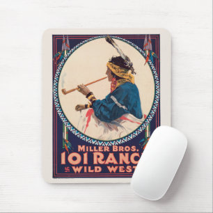 Miller Bros. Ranch, Wild West Circus Poster Mousepad