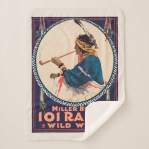 Miller Bros. Ranch, Wild West Circus Poster Sherpadecke
