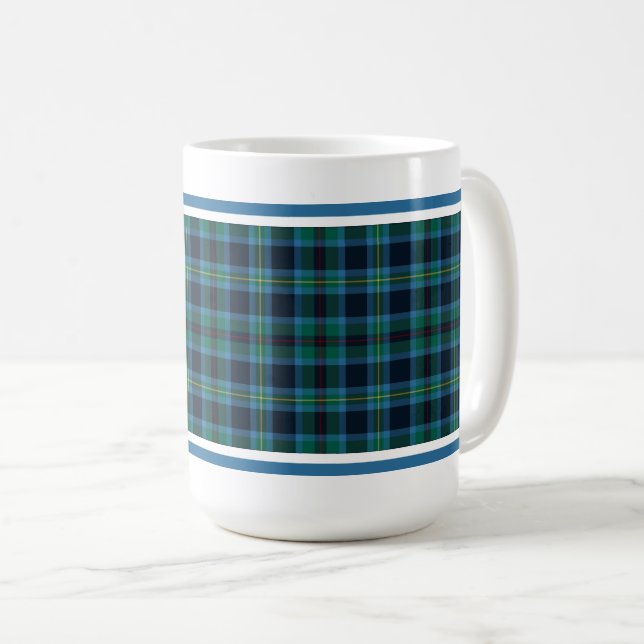 Miller Clan Tartan Kaffeetasse (VorderseiteRechts)