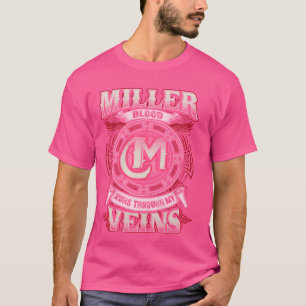 Miller Familienname läuft durch meine Adern T-Shirt