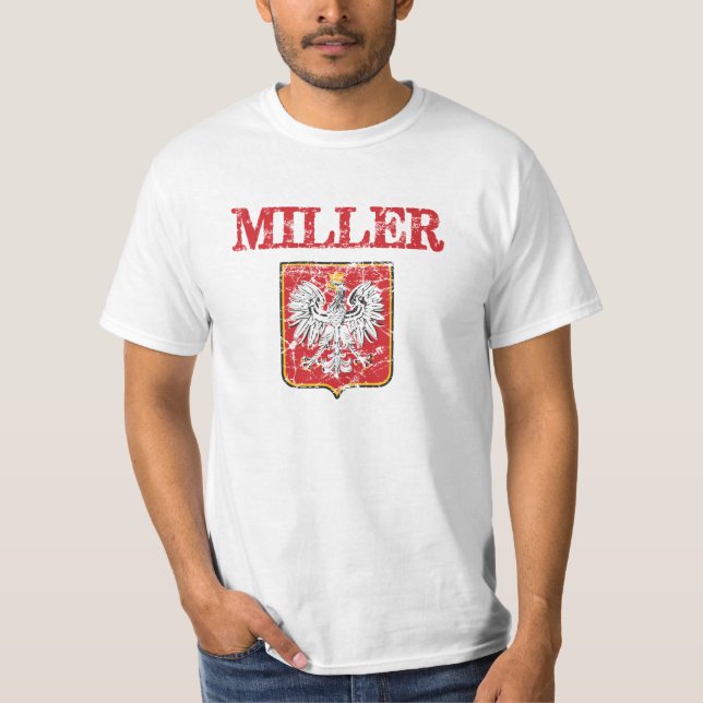 Miller-Familienname T-Shirt (Vorderseite)