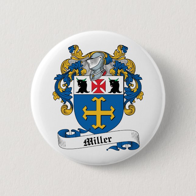 Miller-Familienwappen Button (Vorderseite)