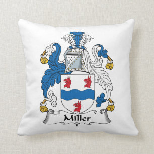 Miller-Familienwappen Kissen