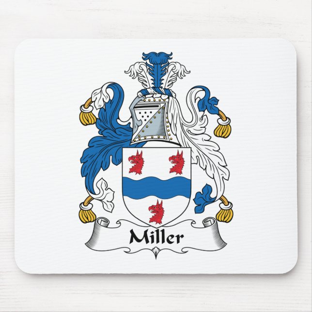 Miller-Familienwappen Mousepad (Vorne)