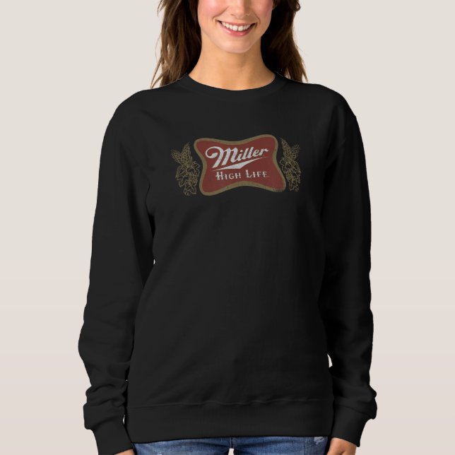 Miller High Life Vintag Flasche Sweatshirt (Vorderseite)