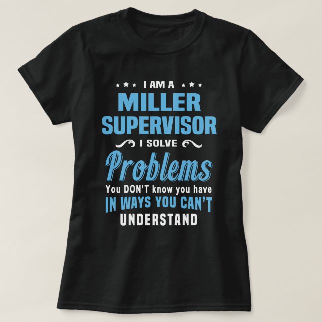 Miller Supervisor T-Shirt (Design vorne)