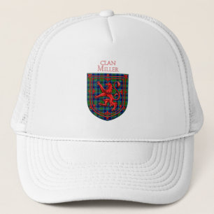 Miller Tartan Scottish Kariert Lion Rampant Truckerkappe