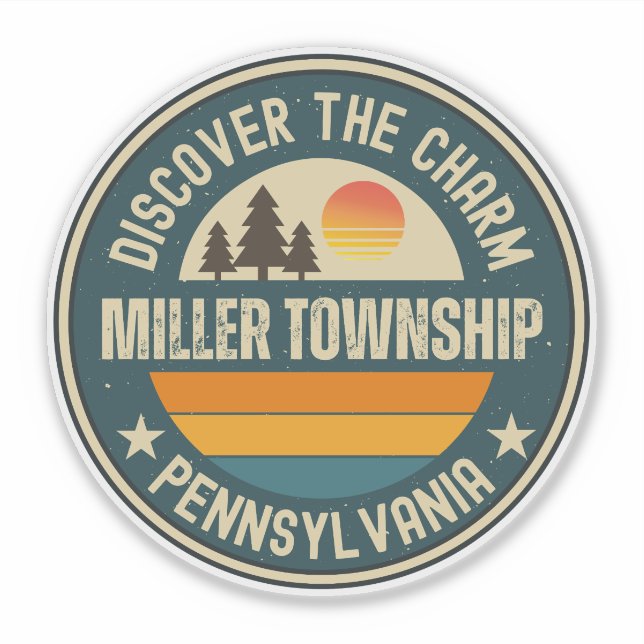 Miller Township, Pennsylvania Aufkleber (Vorderseite)