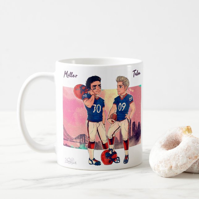 Miller- und Talon-Tasse Kaffeetasse (Mit Donut)